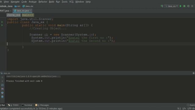 JAVA - 17 - Creating Object With Scanner Class Java In Hindi.. смотреть онлайн