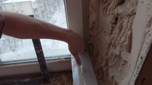 #штукатурка механизированная# откосов и установка уголков