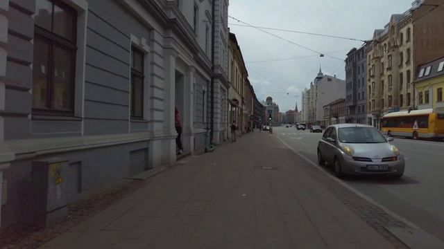 [RIGA] BRĪVĪBAS IELA bicycle ride [Lofi / Jazz Hop / Chillhop] смотреть онлайн