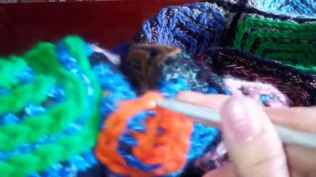 Краткий МК по вязанию накидки на кресло. смотреть онлайн