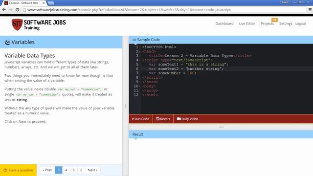 Learn Javascript - Variables смотреть онлайн