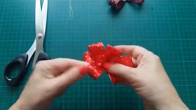 НОВОГОДНИЙ БАНТ ЭЛЕМЕНТАРНО/CHRISTMAS HAIR BOW/LAZO NAVIDEÑO FÁCIL смотреть онлайн
