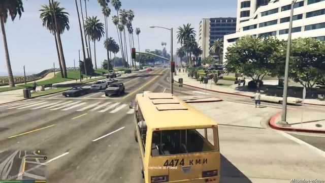 РУССКИЙ АВТОБУС В GTA 5 - GTA 5 МОДЫ (GTA 5 MODS)