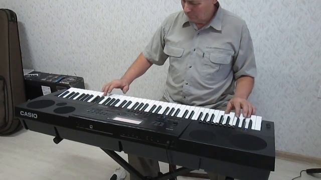 Мой досуг.Знакомая мелодия на синтезаторе Casio WK-7600. смотреть онлайн