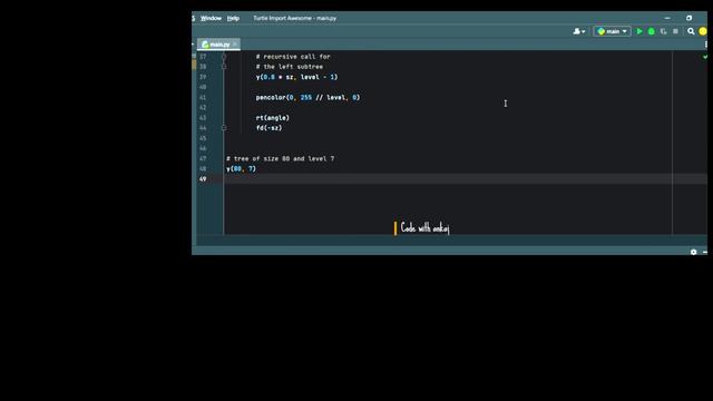 Tree Turtle Video Python | Python Code tree || Awesome Turtle Tree Video#codewithankaj #python смотреть онлайн