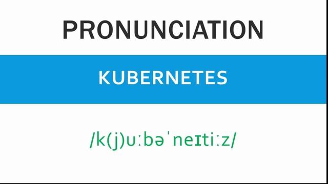 How to pronounce Kubernetes - Meaning and Example смотреть онлайн