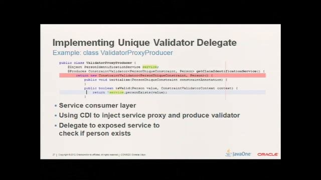 Using JSR 303, Bean Validation, with the Common Data Model in SOA смотреть онлайн