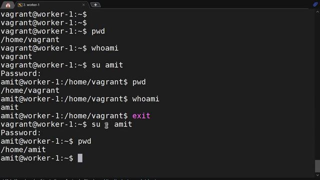 A - symbol can make huge difference which switching user in Linux su or su - which command to us смотреть онлайн