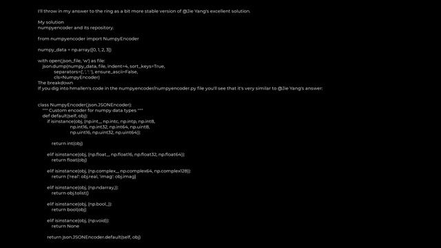 Python - TypeError: Object of type 'int64' is not JSON serializable(5solution) смотреть онлайн