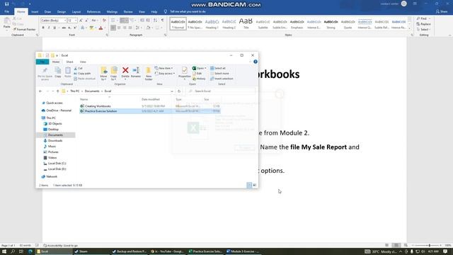 Excel: Saving Workbooks смотреть онлайн