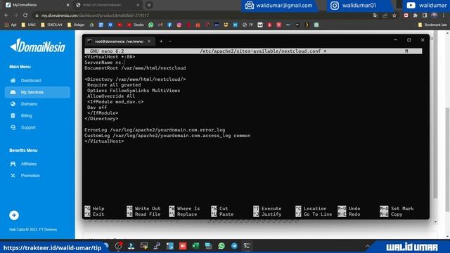Install File Hosting NextCloud di VPS DomaiNesia смотреть онлайн