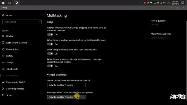 Enable virtual workspaces in Windows 10 смотреть онлайн