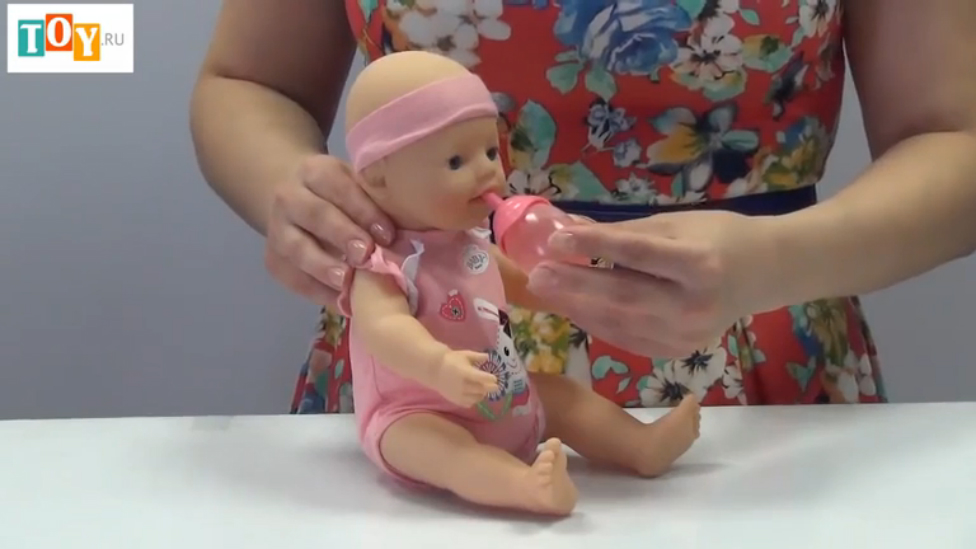 Игрушка Бэби Борн (Baby born) Кукла с памперсами и бутылочкой смотреть онлайн