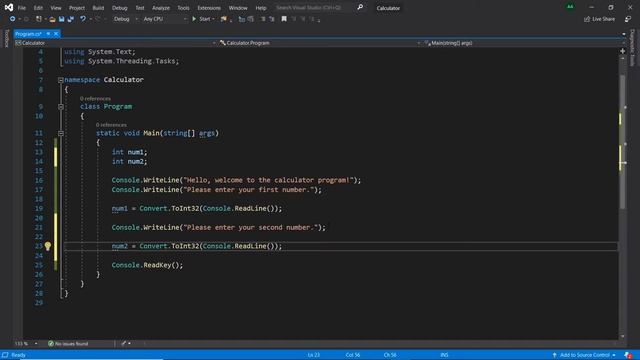 How To Make A Calculator Program - C# Beginner Project смотреть онлайн