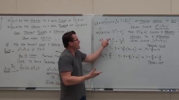 Calculus 3 Lecture 13.7: Finding Tangent Planes and Normal Lines to Surfaces