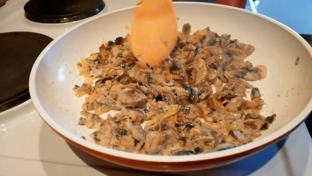 Куриная грудка, отбивные с шампиньонами и сыром. смотреть онлайн