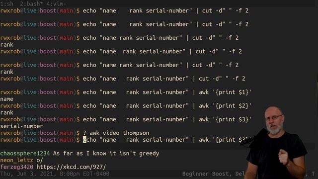 Beginner Boost, Day 21: Delimited Data (Space, Tab, Bar, CSV, Path) [20210603230133] смотреть онлайн