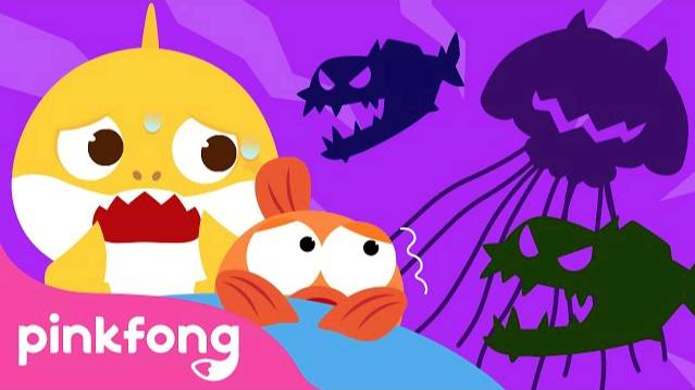 Baby Shark's Nightmare👻 | Spooky Sea Monster | Sing Along With Baby Shark | Pinkfong Songs For Kids
