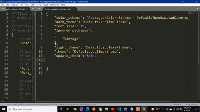 Sublime text 3 or Sublime Text 4 disable update notification prompt Box || Technical Hassan Ali смотреть онлайн