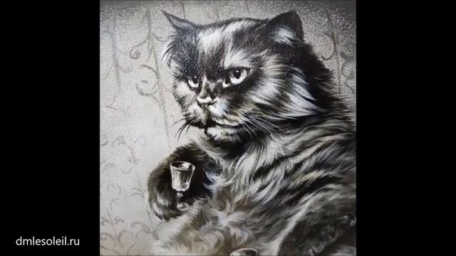 Сумка - почтальон "Кот бегемот" черная LeSoleil смотреть онлайн