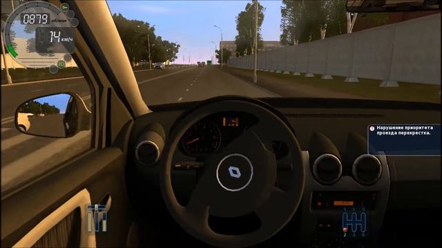 City Car Driving 1.4.0 Renault Sandero Stepway смотреть онлайн
