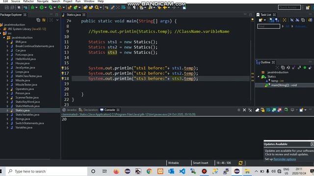 Static Variables in Java with Mangaliso смотреть онлайн