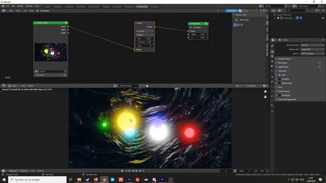 Blender 2.8: How to add bloom in CYCLES смотреть онлайн
