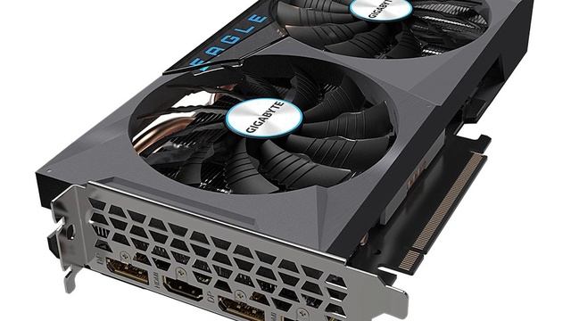 Видеокарта Gigabyte GeForce RTX 3060 EAGLE 12G (OC) [GV-N3060EAGLE-12GD, GV-N3060EAGLE OC-12GD] смотреть онлайн