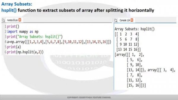 Python Pandas NumPy Arrays Part 2