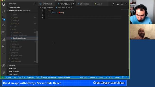 Live Pair-up Coding Session: How to style in a Next.js app with CSS? смотреть онлайн