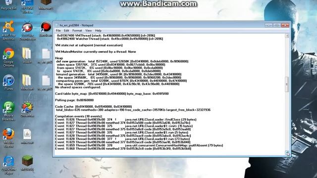 Minecraft " hs_err_pid#### " Need help please смотреть онлайн