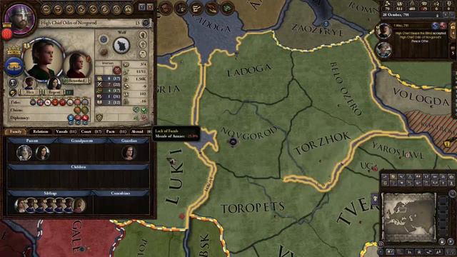 Crusader Kings 2 Rus Campaign Part 5: 'We Are Going To War' смотреть онлайн