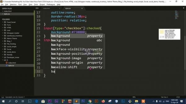 CSS Custom CheckBox Design || Advanced Css Bangla tutorial || HTML5 CSS3 Bangla Tutorial ||Nura Tec