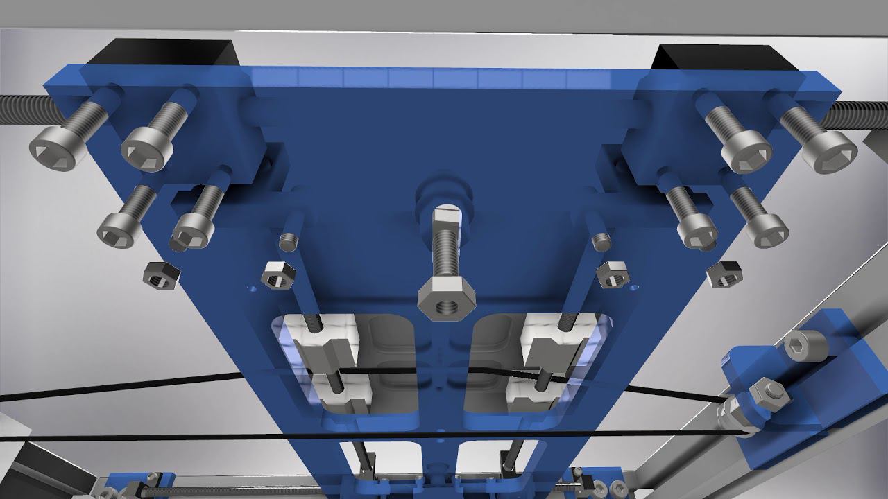 3D анимация сборки 3D принтера
