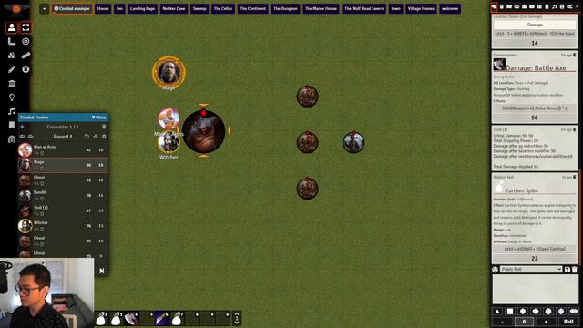 The Witcher TRPG on Foundry VTT: Combat basics and automation смотреть онлайн
