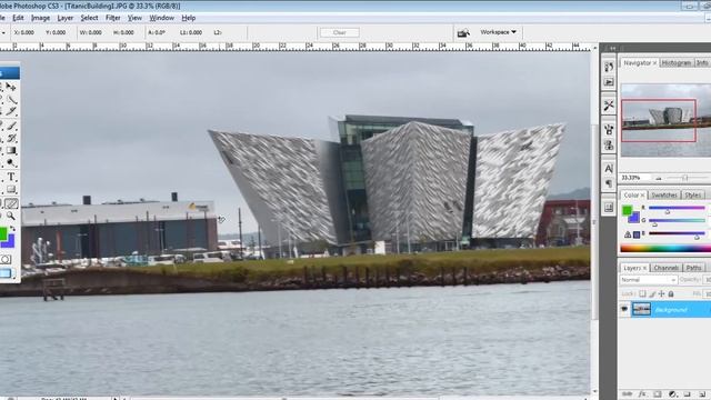 Straightening Images in Photoshop CS3 смотреть онлайн