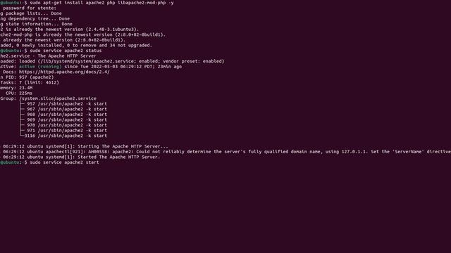 CORSO PHP - 1 - Installare E Configurare Apache e PHP su Linux смотреть онлайн