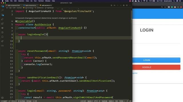 Cómo implementar un login de Google con Firebase en Angular смотреть онлайн