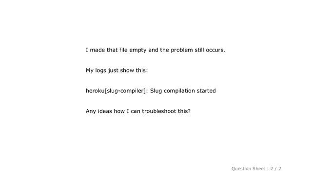 Django : "git push": slug compilation hangs смотреть онлайн