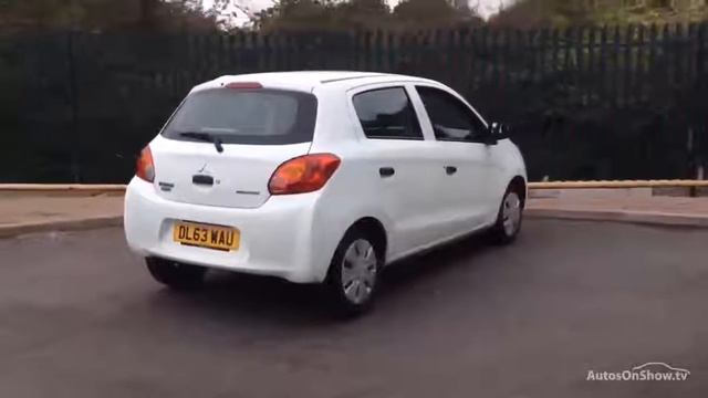 MITSUBISHI MIRAGE 1 WHITE 2014 смотреть онлайн