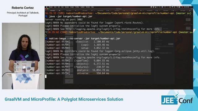 GraalVM and MicroProfile: A Polyglot Microservices Solution (Roberto Cortez, Portugal) смотреть онлайн
