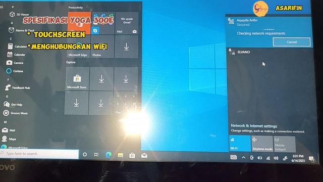 Laptop Lenovo Yoga 300e cuma harga dibawah 2jt ,-an Kualitas Mantap betul | Anboxing смотреть онлайн