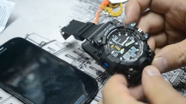 Хорошие Мужские часы SANDA⌚️ смотреть онлайн