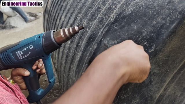 Sintex tank repair | Sintex water tank repairing | Engineering tactics смотреть онлайн