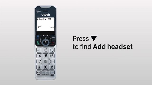 Add a Bluetooth headset - VTech VS112 VS112-2 VS112-3 смотреть онлайн