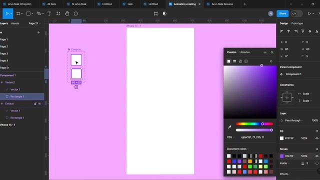 Check box animation in Figma . смотреть онлайн