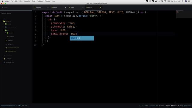 2. Desarrollando un CMS con GraphQL, Apollo, React y PostgreSQL: Creando Modelos con Sequelize смотреть онлайн