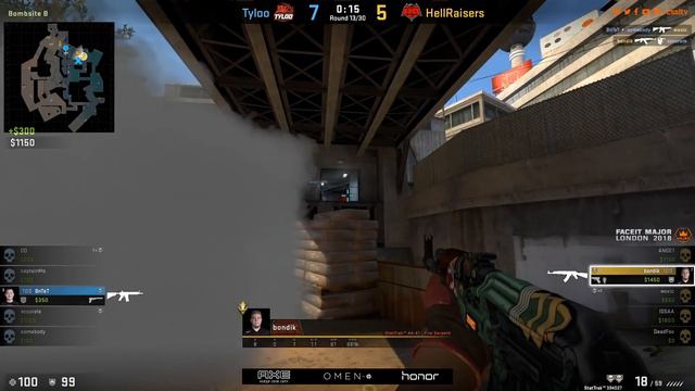 WOXIC ЗАКРЫВАЕТ БЕЗ ШАНСОВ / TYLOO VS HELLRAISERS / FACEIT Major 2018 смотреть онлайн