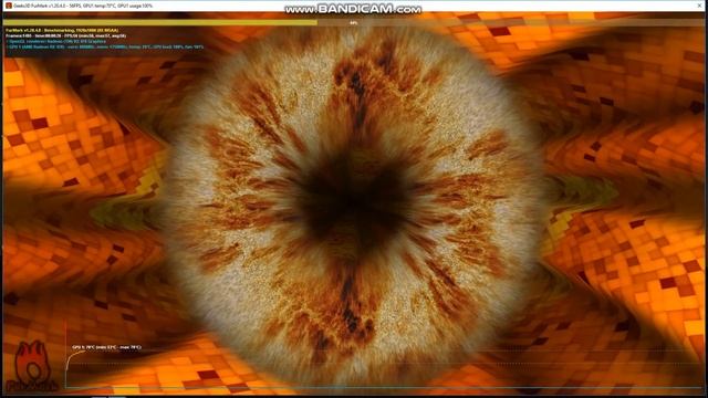 RX 470 4G POWERCOLOR red devil Furmark FullHD 0X MSAA смотреть онлайн