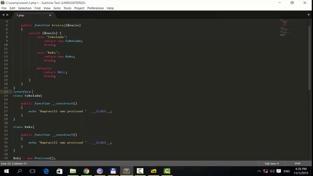 PHP na srpskom 58 - Factory desing pattern смотреть онлайн